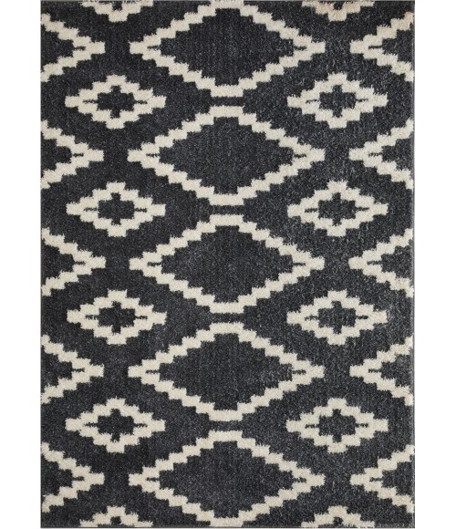Loomaknoti Vemoa Aslayn Blue/Cream EV002 9 ft. 10 in. X 12 ft. 10 in. Rectangle Rug