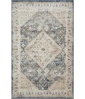 Loomaknoti Kehleigh Abagail Blue/Cream EK002 3 ft. 3 in. X 5 ft. 3 in. Rectangle Rug