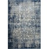 Loomaknoti Aysal Athna Cream/Blue EAY003 4 ft. X 6 ft. Rectangle Rug