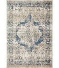 Loomaknoti Kehleigh Alarik Blue/Cream EK005 4 ft. X 6 ft. Rectangle Rug