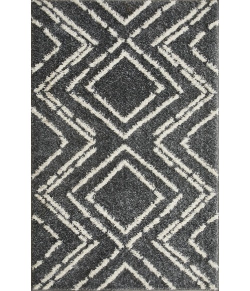 Loomaknoti Vemoa Armeley Blue/Cream EV004 4 ft.  X 6 ft.  Rectangle Rug