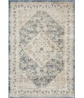 Loomaknoti Kehleigh Abagail Blue/Cream EK002 4 ft. X 6 ft. Rectangle Rug