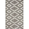 Loomaknoti Vemoa Aslayn Gray/Cream EV002 4 ft. X 6 ft. Rectangle Rug