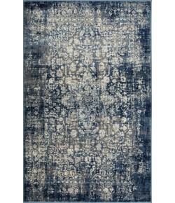 Loomaknoti Aysal Athna Cream/Blue EAY003 3 ft. 3 in. X 5 ft. 3 in. Rectangle Rug