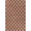 Chandra AARUSHI AAR-44002 7 ft. 9 in. X 10 ft. 6 in. Rect. Rug - Tan, Red