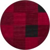 Chandra ANTARA ANT-109 7 ft. 9 in. Round Rug - Red, Black