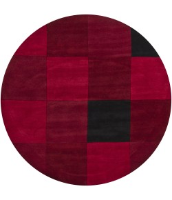 Chandra ANTARA ANT-109 7 ft. 9 in. Round Rug - Red, Black