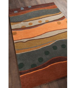 Chandra ANTARA ANT-117 7 ft. 9 in. X 10 ft. 6 in. Rect. Rug - Grey, Orange, Multi
