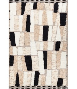 Chandra ARYA ARY-57900 7 ft. 9 in. X 10 ft. 6 in. Rect. Rug - Black, Tan, White