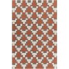 Chandra AVON AVO-34401 5 ft. X 7 ft. 6 in. Rect. Rug - Rust, Grey, White