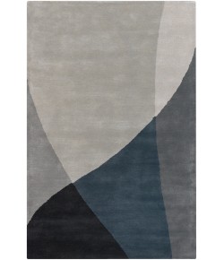 Chandra BENSE GARZA BEN-3003 7 ft. 9 in. X 10 ft. 6 in. Rect. Rug - Grey, Blue, Black