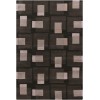Chandra BENSE GARZA BEN-3009 7 ft. 9 in. X 10 ft. 6 in. Rect. Rug - Black, Grey, Ivory