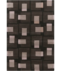 Chandra BENSE GARZA BEN-3009 7 ft. 9 in. X 10 ft. 6 in. Rect. Rug - Black, Grey, Ivory