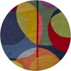 Chandra BENSE GARZA BEN-3010 7 ft. 9 in. Round Rug - Multi