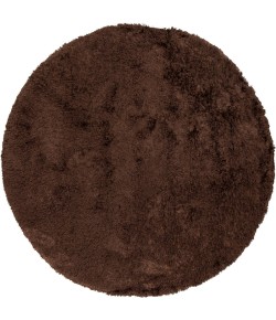 Chandra CELECOT CEL-4703 7 ft. 9 in. Round Rug - Dark Brown