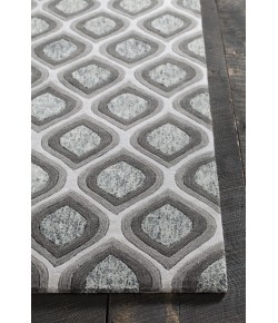 Chandra CLARA CLA-7102 5 ft. X 7 ft. 6 in. Rect. Rug - Grey, White