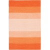 Chandra INDIA IND-1 2 ft. X 3 ft. Rect. Rug - Orange