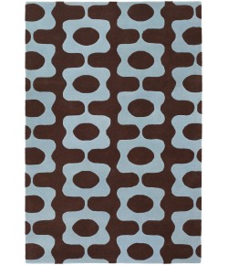 Chandra INHABIT INH-21601 7 ft. 9 in. X 10 ft. 6 in. Rect. Rug - Blue, Brown Chandra INHABIT INH-21601 7 ft. 9 in. X 10 ft. 6 in. Rect. Rug - Blue, Brown