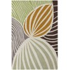Chandra INHABIT INH-21621 7 ft. 9 in. X 10 ft. 6 in. Rect. Rug - White, Green, Orange, Grey, Brown Chandra INHABIT INH-21621 7 ft. 9 in. X 10 ft. 6 in. Rect. Rug - White, Green, Orange, Grey, Brown
