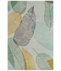 Chandra JESSICA SWIFT JES-28908 5 ft. X 7 ft. 6 in. Rect. Rug - Grey, Brown, Yellow, Blue, White