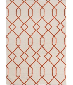 Chandra LIMA LIM-25712 3 ft. X 5 ft. Rect. Rug - White, Orange