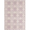 Chandra LIMA LIM-25741 3 ft. X 5 ft. Rect. Rug - White, Purple, Lavendar