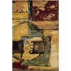 Chandra NIRVANA NIR-6600 7 ft. 9 in. X 10 ft. 6 in. Rect. Rug - Blue, Green, Beige, Gold, Burgundy