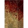 Chandra NIRVANA NIR-6604 7 ft. 9 in. X 10 ft. 6 in. Rect. Rug - Green, Red, Burgundy, Brown
