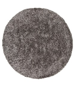 Chandra ORCHID ORC-9702 7 ft. 9 in. Round Rug - Black, Ivory, Grey