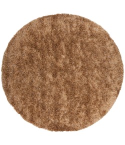 Chandra ORCHID ORC-9703 7 ft. 9 in. Round Rug - Brown, Tan