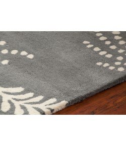 Chandra ROWE ROW-11107 7 ft. 9 in. X 10 ft. 6 in. Rect. Rug - Grey, Ivory