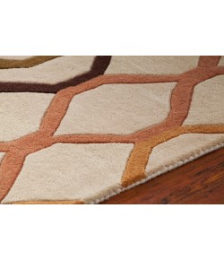 Chandra ROWE ROW-11125 7 ft. 9 in. X 10 ft. 6 in. Rect. Rug - Tan, Orange, Rust, Black, Blue, Green