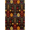 Chandra RUPEC RUP-39609 7 ft. 9 in. X 10 ft. 6 in. Rect. Rug - Brown, Blue, Red, Yellow, Green, Orange