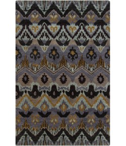 Chandra RUPEC RUP-39619 7 ft. 9 in. X 10 ft. 6 in. Rect. Rug - Grey, Taupe, Gold, Black