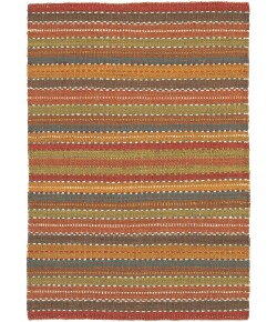 Chandra SAKET SAK-3705 7 ft. 9 in. X 10 ft. 6 in. Rect. Rug - Brown, Red, Orange, Blue, Green