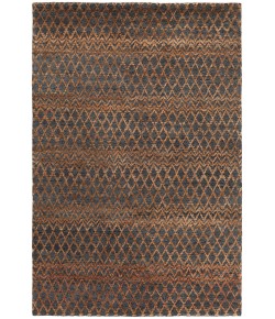 Chandra SELENE SEL-48900 7 ft. 9 in. X 10 ft. 6 in. Rect. Rug - Rust, Charcoal