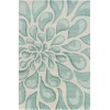 Chandra STELLA STE-52009 5 ft. X 7 ft. 6 in. Rect. Rug - Beige, Light Aqua
