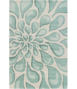 Chandra STELLA STE-52009 5 ft. X 7 ft. 6 in. Rect. Rug - Beige, Light Aqua