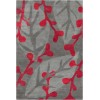 Chandra STELLA STE-52086 5 ft. X 7 ft. 6 in. Rect. Rug - Grey, Red