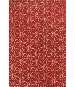 Chandra STELLA STE-52135 5 ft. X 7 ft. 6 in. Rect. Rug - Red, White