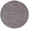 Chandra ZEAL ZEA-20604 7 ft. 9 in. Round Rug - Charcoal