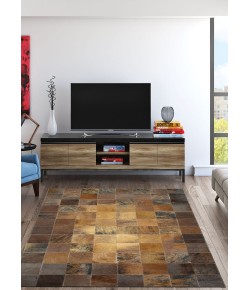 Couristan Chalet Tile Brown Area Rug 8 ft. X 11 ft. 4 in. Rectangle