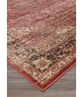 Couristan Zahara Persian Vase 3' x 5' Red/Black/Oatmeal Area Rug