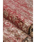 Couristan Zahara Persian Vase Extra Large Red/Black/Oatmeal Area Rug