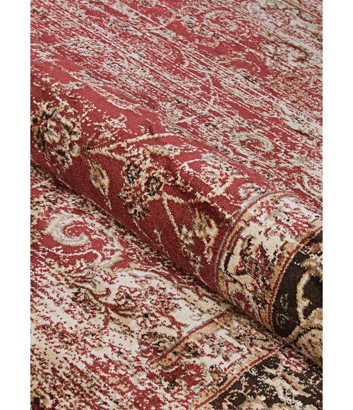 Couristan Zahara Persian Vase Extra Large Red/Black/Oatmeal Area Rug