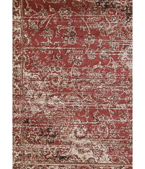 Couristan Zahara Persian Vase Extra Large Red/Black/Oatmeal Area Rug