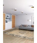 Couristan Zahara Persian Vase Extra Large Oatmeal/Black Area Rug