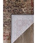 Zahara Area Rug Couristan Zahara Lotus Medallion Extra Large Black/Red/Oatmeal Area Rug