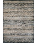 Couristan Zahara All Over Diamond 3' x 5' Black/Light Blue/Oatmeal Area Rug