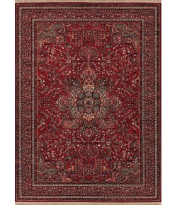 Couristan Kashimar A/O Center Med Antique Red Area Rug 7 ft. 10 in. X 11 ft. 2 in. Rectangle